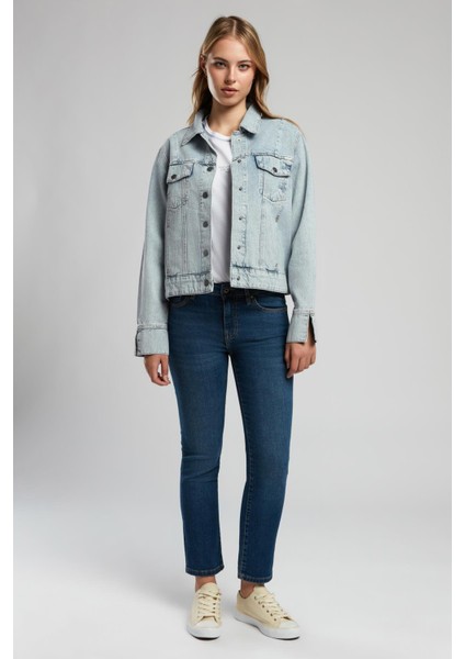 Valery Kadın Jean Ceket Denim