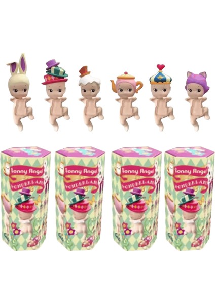 Sonny Angel Fantasy Serisi Kör Kutu Dekorasyon Oyuncakları Mini Anime Karakterler Cep Telefonu Hatıra Süslemeleri Noel Çil Renk: RANDOM4PCS (Yurt Dışından)
