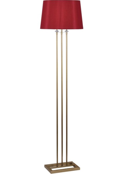 Lona Eskitme Lambader Bordo Konik Şapka Modern , Oturma Odası ,yatak Odası , Salon Lambader