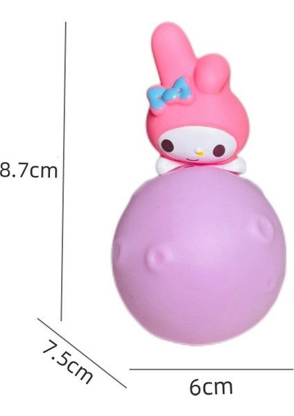 Sanrio Kurome Büyük Kulaklı Köpek Tamagotchi Moon Küçük Lamba Başucu Ortam Lambası Uyku Lambası Doğum Günü Hediyesi (Yurt Dışından)