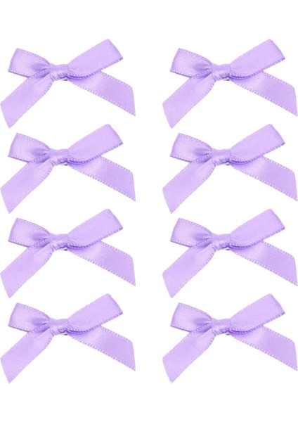 8/16 Pcs Renkler Ipek Şerit Bowknot Saç Klip Moda Tatlı Bale Sevimli Kız Ettes Renkli Dantel Kadınlar Pin Ins Y2K Renk: Mor 8pcs (Yurt Dışından)