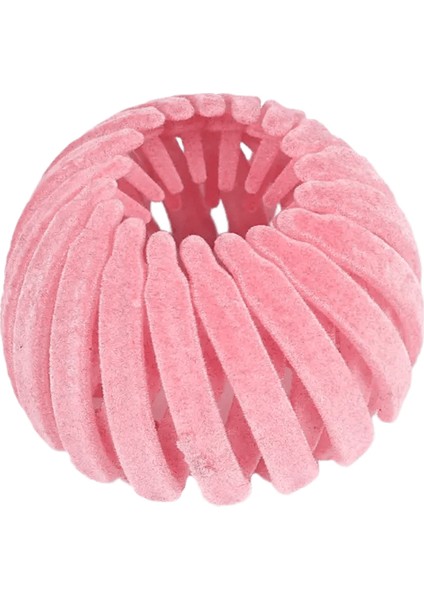 Kadınlar Bun Saç Pençesi Kadife Kuş Yuvası Genişleyen Saç Aksesuarları At Halk Tepe Saç Klipleri Kadın At Kuyruğu Yeni Şapkalar Saç Penisi Renk: Pembe (Yurt Dışından)