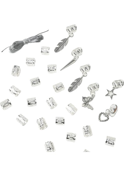 27PCS Dreadlock Saç Yüzükleri Ayarlanabilir Manşetler Klips Saç Örgüler Kirli Örgüler Boncuk Saçlı Saç Aksesuarları Kadınlar Için Şapka Kızlar Metal Renk: Altın (Yurt Dışından)