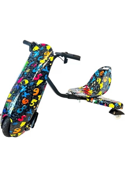 Drift Car Elektrikli Kaykay Drift Scooter Bluetooth Grafity Desen
