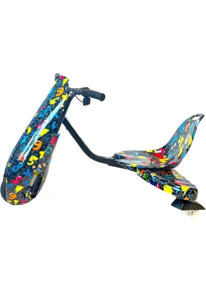 Drift Car Elektrikli Kaykay Drift Scooter Bluetooth Grafity Desen