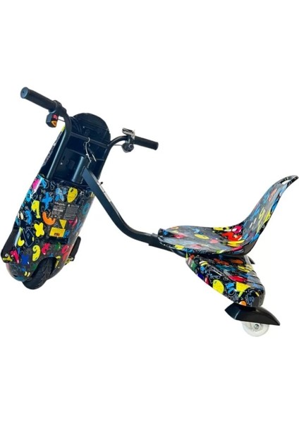 Drift Car Elektrikli Kaykay Drift Scooter Bluetooth Grafity Desen
