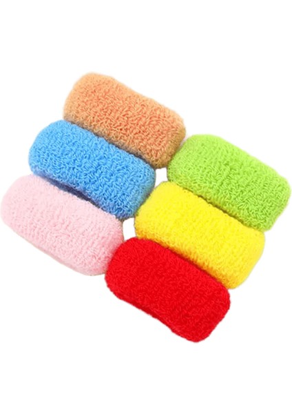 2/6/12 Pcs Kadın Kızlar Sevimli Örgü Katı Elastik Saç Bantları Çocuk Yumuşak Saç Scrunchies Saç Bağları Çocuk Saç Aksesuarları Set: Mix-2-6 Pcs (Yurt Dışından)