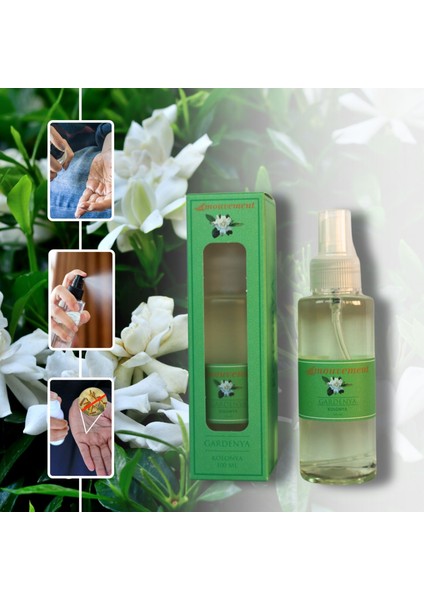 100 ml Gardenya Çiçeği Kokulu Sprey Kolonya ile Zarif Tazelik
