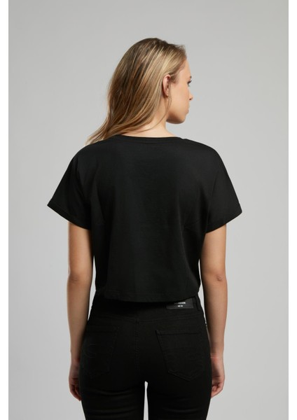 Lorina Kadın O Yaka T-Shirt Siyah modelleri
