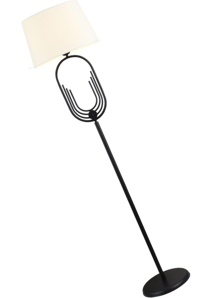 Royal Tekli Siyah Lambader Krem Şapka Modern , Oturma Odası ,yatak Odası , Salon Lambader