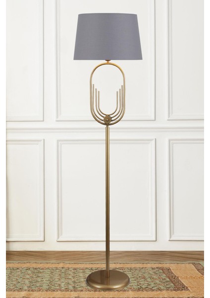 Royal Tekli Eskitme Lambader Gri Şapka Modern , Oturma Odası ,yatak Odası , Salon Lambader