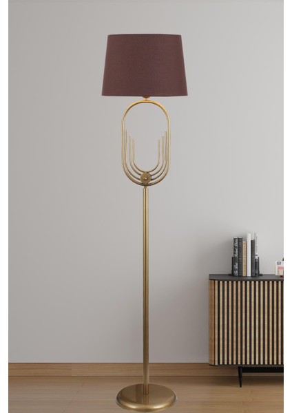 Royal Tekli Eskitme Lambader Koyu Kahve Şapka Modern , Oturma Odası ,yatak Odası , Salon Lambader