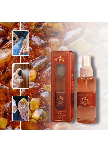 100 ml Amberin Egzotik Kokulu Sprey Kolonya ile Sıcak ve Büyüleyici Bir Ferahlık