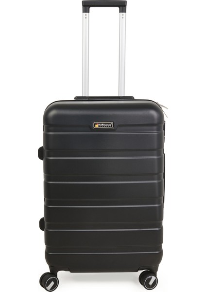 Titan Orta Boy Abs Valiz - Siyah - 66X45X26 cm