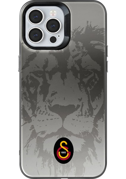 iPhone 13 Pro Max Uyumlu Galatasaray Aslan Siyah Arma Premium Lisanslı Telefon Kılıfı