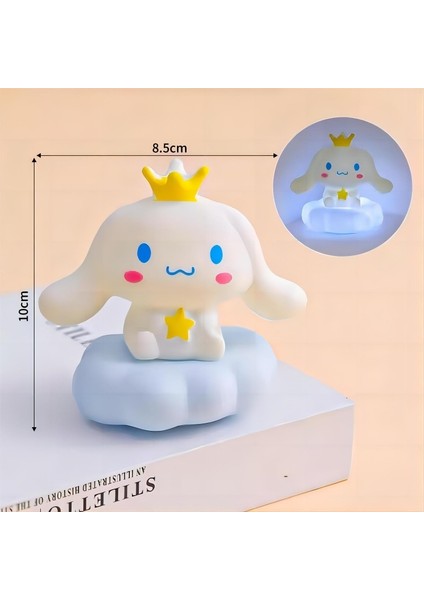 Sanrio Kurome Büyük Kulaklı Köpek Tamagotchi Moon Küçük Lamba Başucu Ortam Lambası Uyku Lambası Doğum Günü Hediyesi (Yurt Dışından)