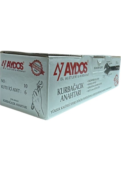 Aydos Kurbağacık Anahtarı 6 Adet