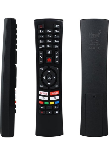 Küçük Kalıp Vestel Netflix Youtube Tuşlu Yazısız LCD LED Tv Kumanda (RC4390-30100824)