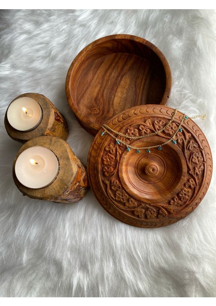 Paslanmaz Çelik Mavi Boncuklu Bileklik