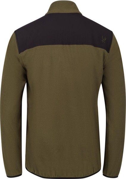 Cliff Erkek Parçalı Ince Polar Sweatshirt Haki