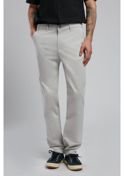 New Chıno 2 Erkek Dokuma Pantolon Açık Gri fiyatları
