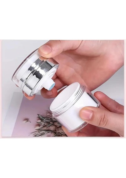 2 Adet Hava Almayan Basınçlı Krem Losyon Kavanozu 50 ml