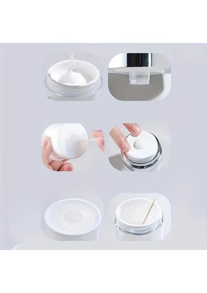 2 Adet Hava Almayan Basınçlı Krem Losyon Kavanozu 50 ml
