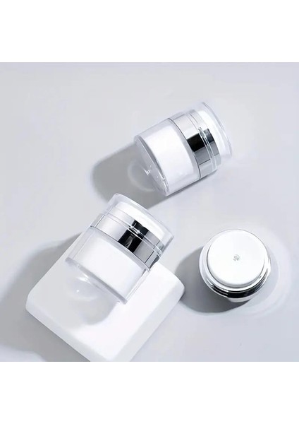 2 Adet Hava Almayan Basınçlı Krem Losyon Kavanozu 50 ml