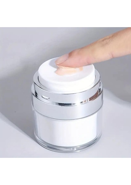 2 Adet Hava Almayan Basınçlı Krem Losyon Kavanozu 50 ml