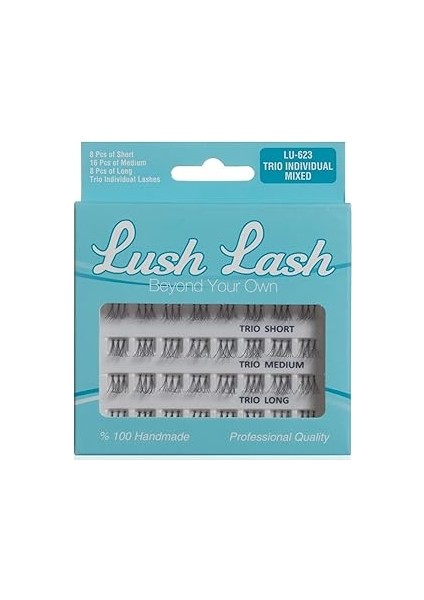 Lush Lash Tekli Kısa-Orta-Uzun Takma Kirpik LU-623