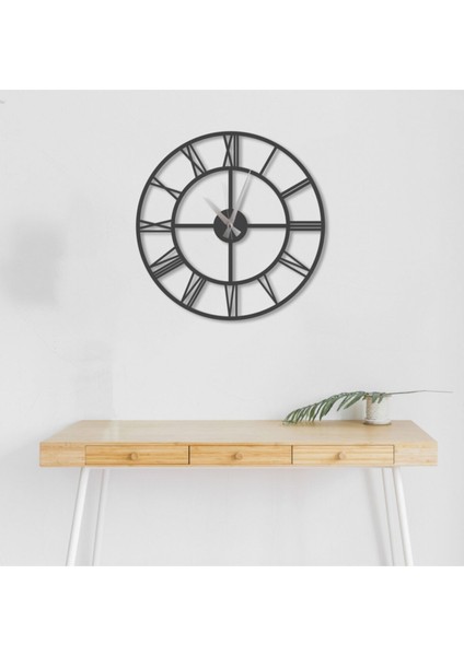 Dekoratif Ahşap Duvar Saati - Roma Rakamlı fiyatları