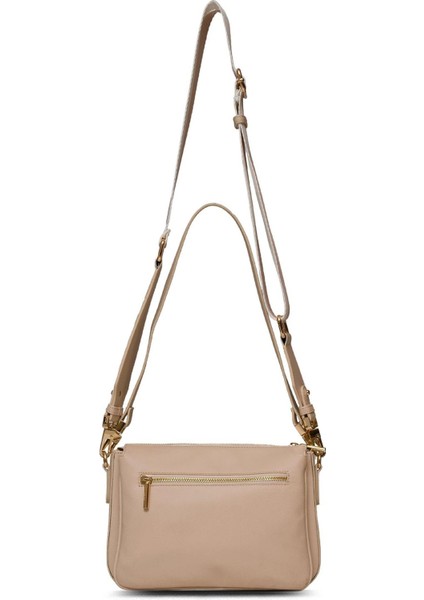 US25141 Kadın Çapraz Çanta Bej fırsatları
