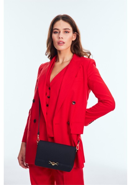 US25235 Kadın Çapraz Çanta Siyah