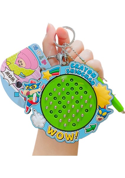 Karikatür Pastel Boya Küçük Yeni Süpermen Araba Anahtarlık Çekicilik Sevimli Bebek Çekicilik Anahtarlık (Yurt Dışından)