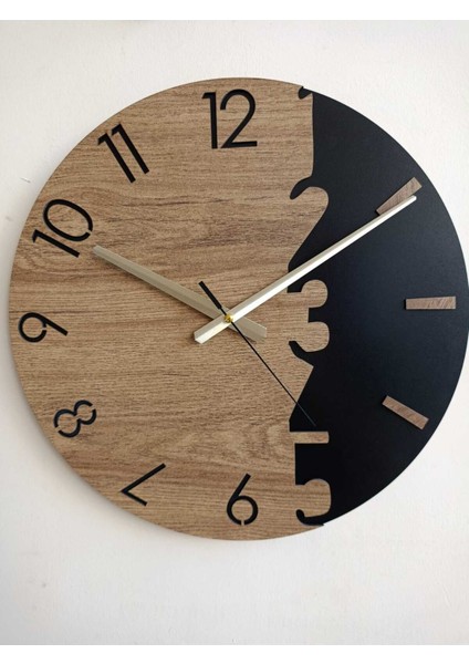 Ahşap Sessiz Duvar Saati modelleri