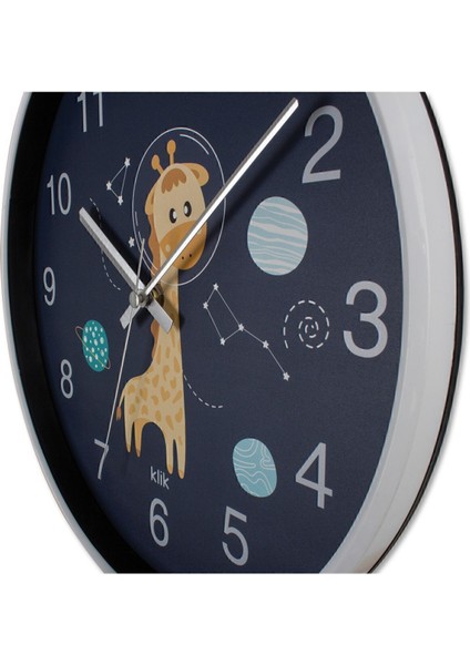 Slim Zürafa Ilk Duvar Saatim Çocuk Odası Duvar Saati modelleri