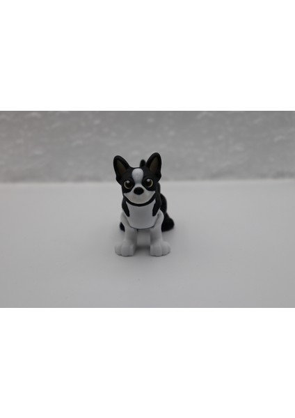 Sevimli Hareketli Eğitici Köpek Hayvan Figürü / Oyuncak - Boston Terrier