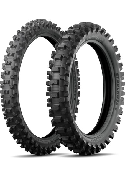 120/90-18 Starcross 6 Medium Soft Motosiklet Ön Lastik (3922)