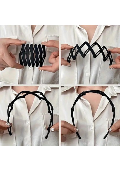 Kahverengi Katlanır Taşınabilir Çanta Içi Taç Toka 1 Adet