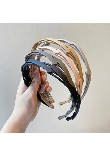 Kahverengi Katlanır Taşınabilir Çanta Içi Taç Toka 1 Adet