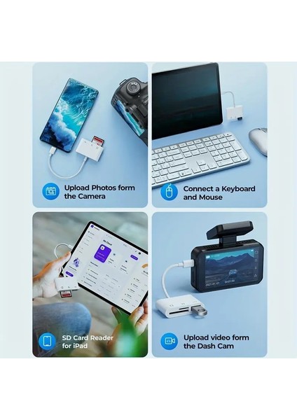 FXN-22M Usb-C Sd iPad Pro MacBook Air Pro Dell Xps, Galaxy S10/S9 Veri Aktarım Kart Okuyucu