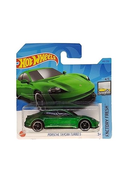 - Porsche Taycan Turbo S - Factory Fresh 4/5 - HKJ31 - Short Card - Yeşil Metalik - Matt