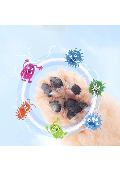2 Adet Köpek Kedi Pati Ayak Yıkama Kovası Silikon Fırçalı Pati Temizleme Bardak 11X9 cm