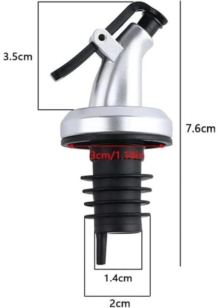 5 Adet Kapaklı Damlatmaz Yağ Tıpası Yağdanlık Şişe Ucu Yağlık Sirkelik Sosluk fırsatları