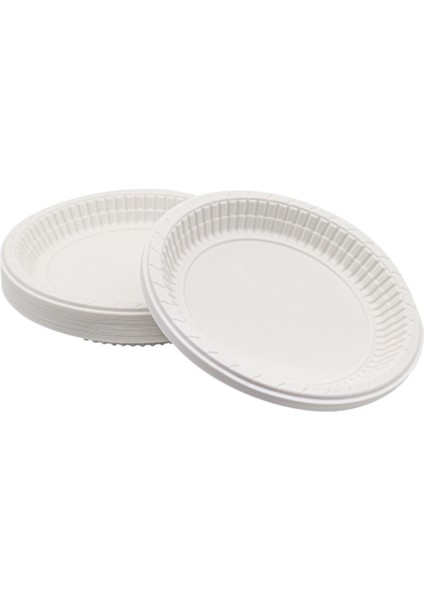 Plastik Tabak Büyük 190 mm Eko 100 Adet