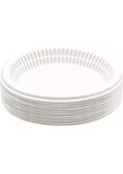 Plastik Tabak Büyük 190 mm Eko 100 Adet