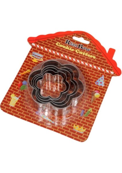 Metal Kurabiye Kalıbı Set 1 Adet