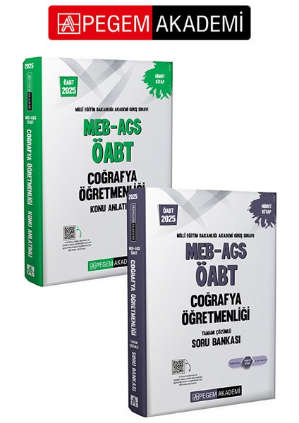 2025 MEB-AGS-ÖABT Coğrafya Öğretmenliği Konu Anlatımlı + Tamamı Ç