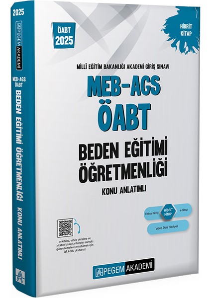 2025 MEB-AGS-ÖABT Beden Eğitimi Öğretmenliği Konu Anlatımlı