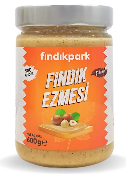 Fındıkpark Taze Fındık Ezmesi %80 Fındık - 600 Gram